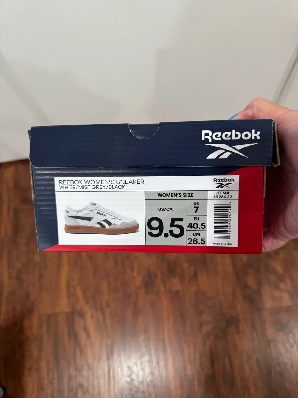 Reebok Women’s  White & Gum Low-Top Sneakers